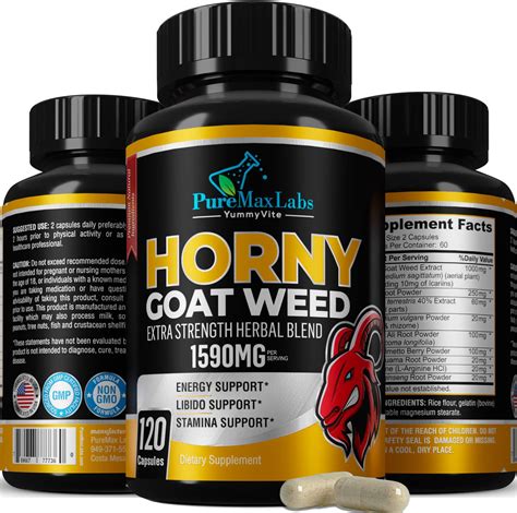 Amazon GNC Horny Goat Weed 60 Capsules Health Household