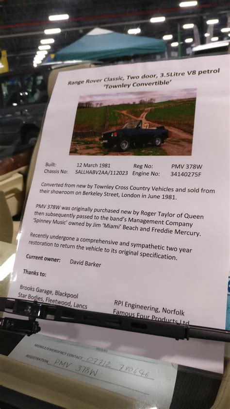 Going around a car show when suddenly, my jaw hit the floor! : r/queen