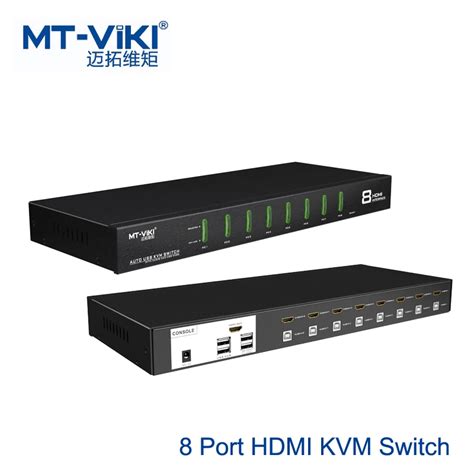 Buy Mt Viki 8 Port Hdmi Kvm Switch 4kx2k Auto Hotkey