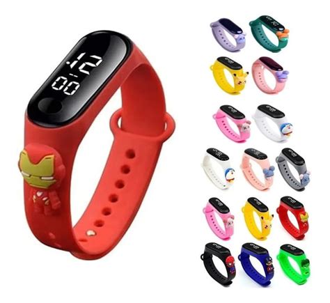 Reloj Infantil Digital Touch Multifunci N Personajes Plus Mbplus