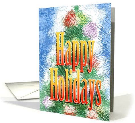 Happy Holidays Wishing You Peace Joy And Inspiration This Holiday card