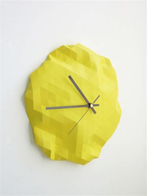 Origami Clock Fubiz Media