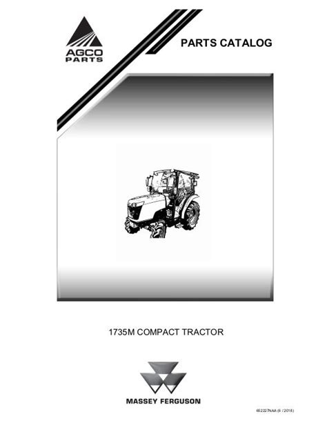 Agco Technical Publications Massey Ferguson Tractors Compact 1735m Compact Tractor For North