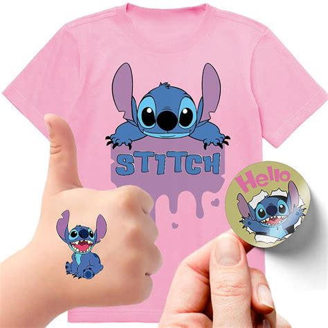 Zestaw Koszulka Tatua E Naklejki Stitch Allegro Pl