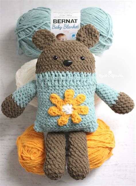 Bernat Crochet Square Bear Repeat Crafter Me