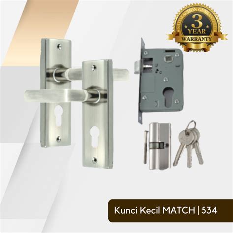 Jual MATCH Handle Set Kunci Body Ongkel Kunci Pintu Ukuran Kecil