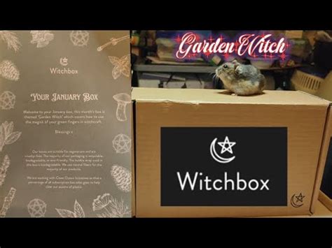 Witchbox January 2024 Unboxing Theme Garden Witch Subscription Box