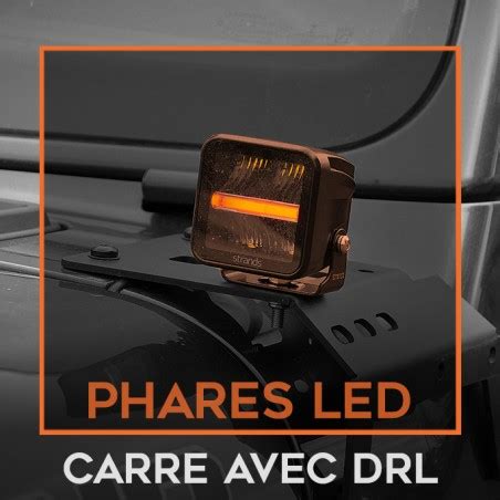 Kit phares carré LED avec DRL