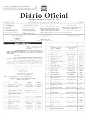 Fillable Online Dirio Oficial N Fax Email Print Pdffiller