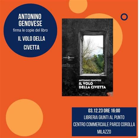 Antonino Genovese Presenta Il Volo Della Civetta Al Parco Corolla