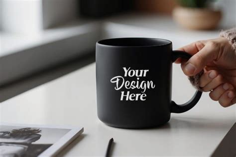 Black Mug Mockup Graphic By Mercimockups Creative Fabrica