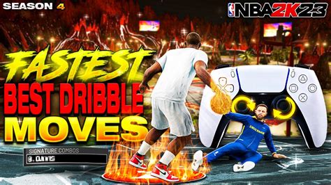 NEW BEST DRIBBLE MOVES In NBA 2K23 Season 4FASTEST SIG COMBOS