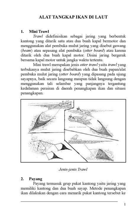 Jenis Alat Tangkap Ikan Dan Ikan Di Laut Alat Tangkap Ikan Di Laut