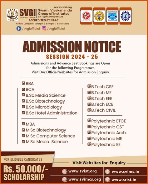 Admission Notice For Session 2024 25 Diploma Ug Pg