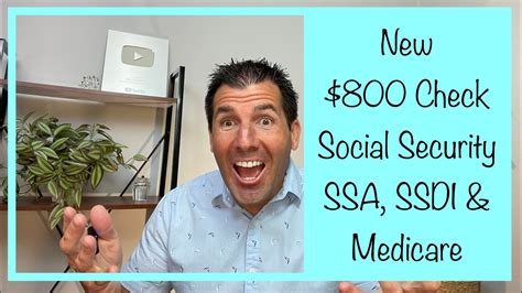 New 800 Check For Social Security SSDI Medicare YouTube