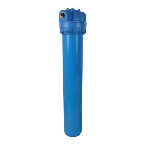 Water Filter Housing Blue Bowl 20 X 2 12 34 Connection From Iwe Ltd