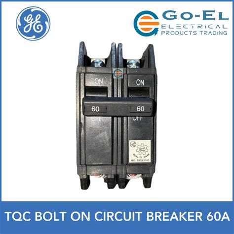 GE TQC Circuit Breaker Bolt On 2 Pole 15A 100A Shopee Philippines