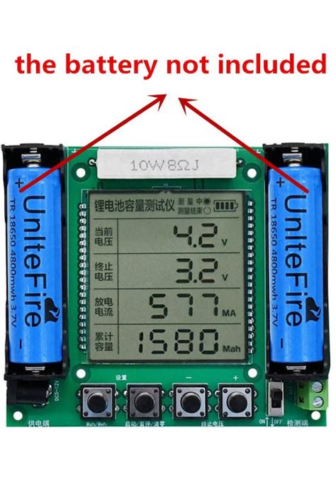 Xh239 18650 Lityum Pil Kapasitesi Test Cihazı Modülü Yüksek