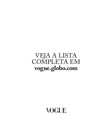 Vogue Brasil Vogue Brasilinstagram Engana Se Quem Pensa