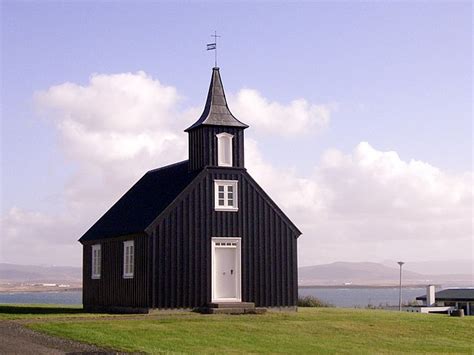 Budakirkja Black Church Iceland And Many More Black Churches