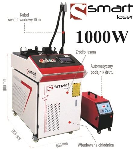 SPAWARKA LASEROWA RĘCZNA FIBER 1000W DO PRZEMYSŁU smart1000 Cena