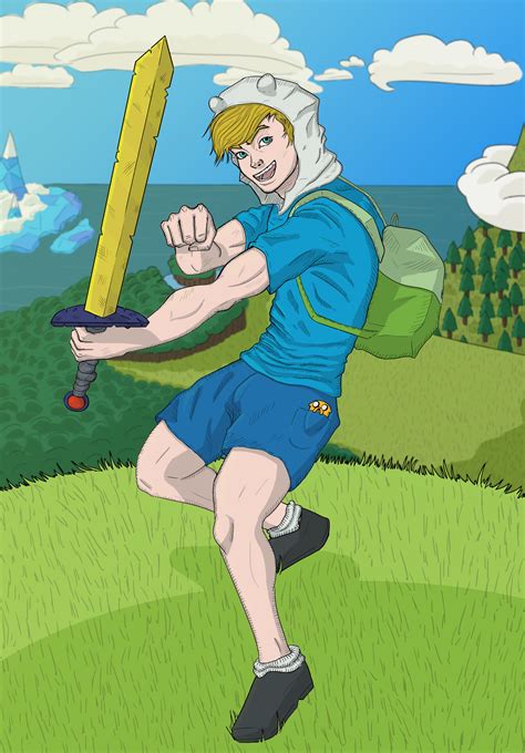 Artstation Finn The Human Fanart