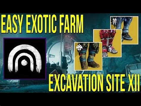 FAST EASY SOLO EXOTIC FARM EXCAVATION SITE XII LEGENDARY LOST SECTOR