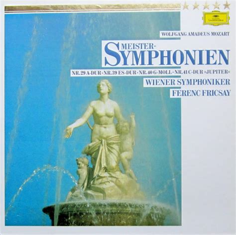 Mozart Meister Symphonien Nr Jupiter Vinyl