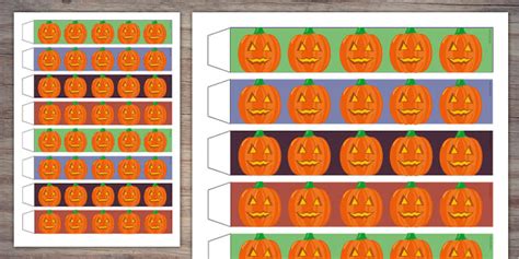 Printable Pumpkin Paper Chains | Twinkl Party (Teacher-Made)