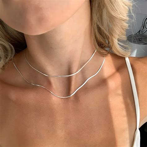 31％割引ブラウン系【冬バーゲン★特別送料無料！】 Flynk 8hole Necklace Silver 50cm ネックレス アクセサリー