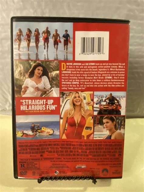 Baywatch DVD Dwayne Johnson Zac Efron 32429277497 EBay