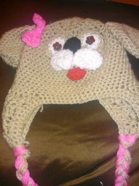 Crochet hat Dog | Crochet hats, Hats, Crochet