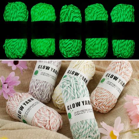 Amazon Rolls Glow In The Dark Yarn For Crochet Yard