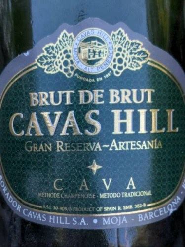 Cavas Hill Cava Gran Reserva Brut De Brut Vivino US