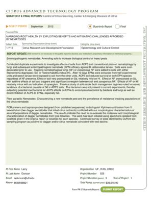 Fillable Online Research Citrusrdf By Nematodes Research Citrusrdf