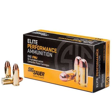 Sig Sauer E Sub Elite Ball Super P Gr Full Metal Jacket Fmj