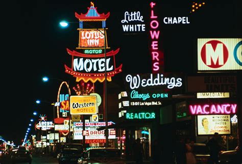 View of Neon Signs on Las Vegas Street posters & prints by Corbis