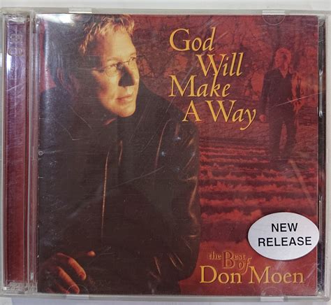 Cd dvd the best of Don Moen God will make a way 興趣及遊戲 音樂樂器 配件 音樂與