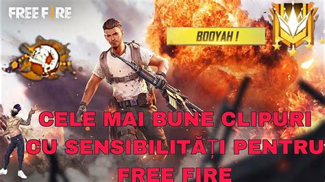 CELE MAI BUNE CLIPURI CU SENSIBILITĂȚI PENTRU FREE FIRE YouTube