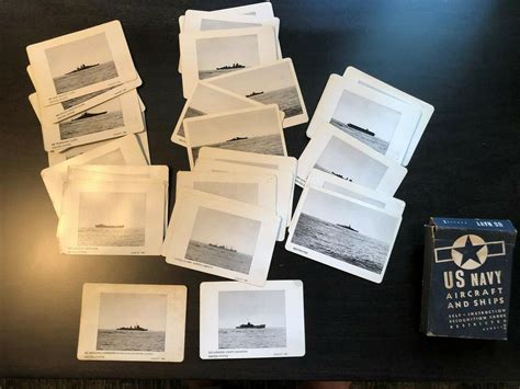 Wwii Us Navy Aircraft And Ships Self Instruction Recognition Cards