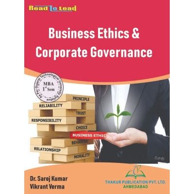 Business Ethics Corporate Governance MBA First Sem First Semester 1st