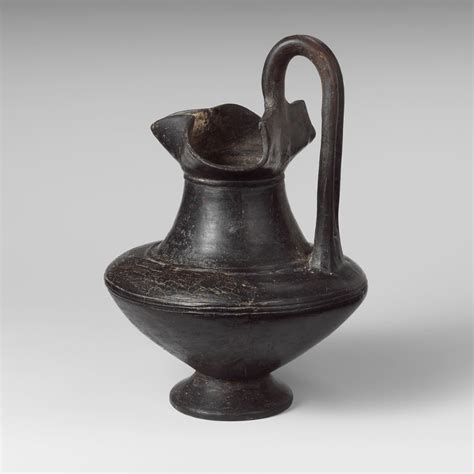 Terracotta Oinochoe Jug Etruscan 6th Bc The Met Greek Pottery