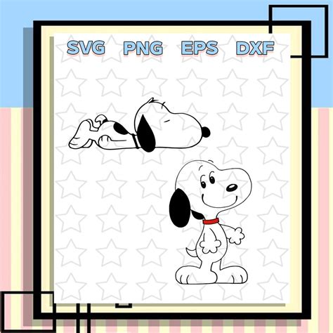 Snoopy Svg Peanuts Svg Snoopy Svg Cricut Snoopy Svg Layers Etsy