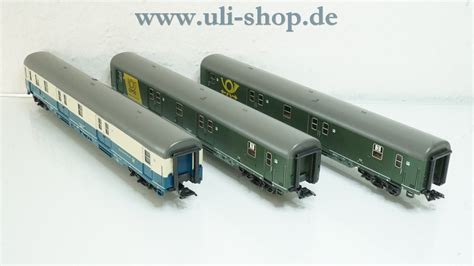 Märklin 41573 H0 Bahnpostwagen Set der Deutschen Post AG