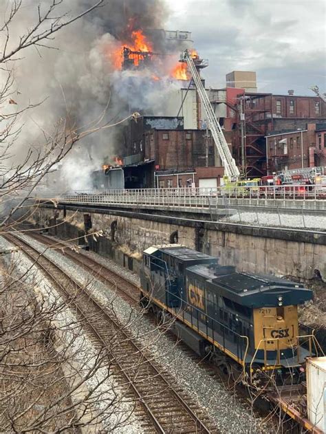 Flames, explosion in Ohio mill fire