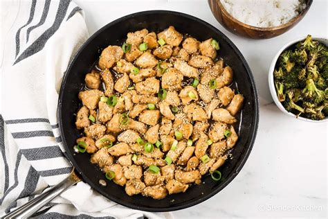 Healthy Sesame Chicken Slender Kitchen