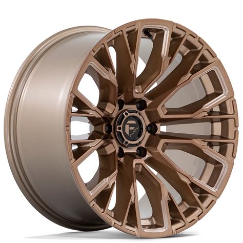 Fuel Wheels D Rebar Platinum Bronze Milled Off Road Rims Fl