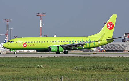 RA 73408 S7 Siberia Airlines Boeing 737 83N WL