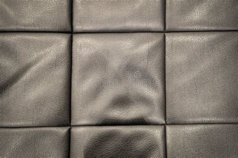 Black Leather Sofa Texture Background Surface Stock Photo Image Of