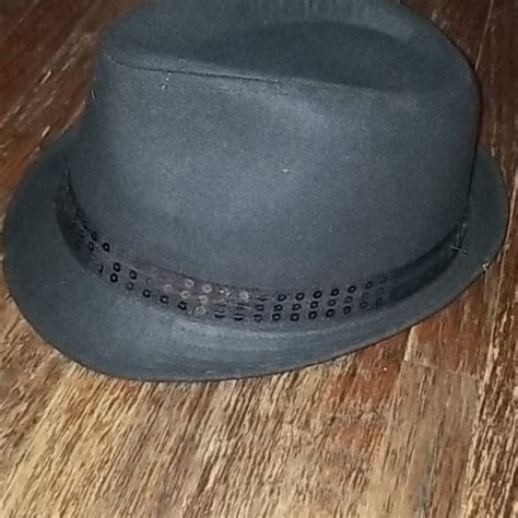 Black Jack Accessories Trendy Hat Black Sequin Fedora New Poshmark